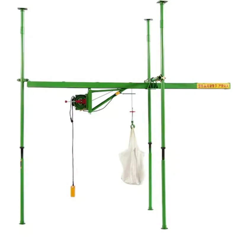 

Indoor Straight Sliding Mobile Track Crane Small Household Lifting Lifting Decoration Feeder Electric Hoist Rack