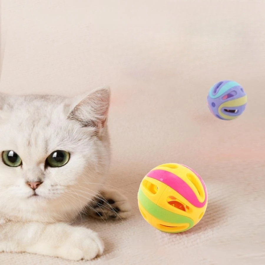 Cat Toy Plaid Ball … - image