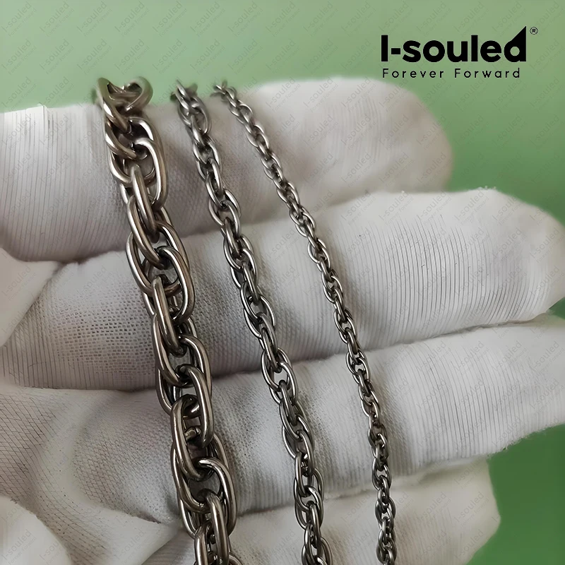 Pure Titanium Olive Chain Necklace Hypoallergenic｜2.5/4.0/7.0mm Widths｜40-100cm Adjustable｜ Luxury Layering