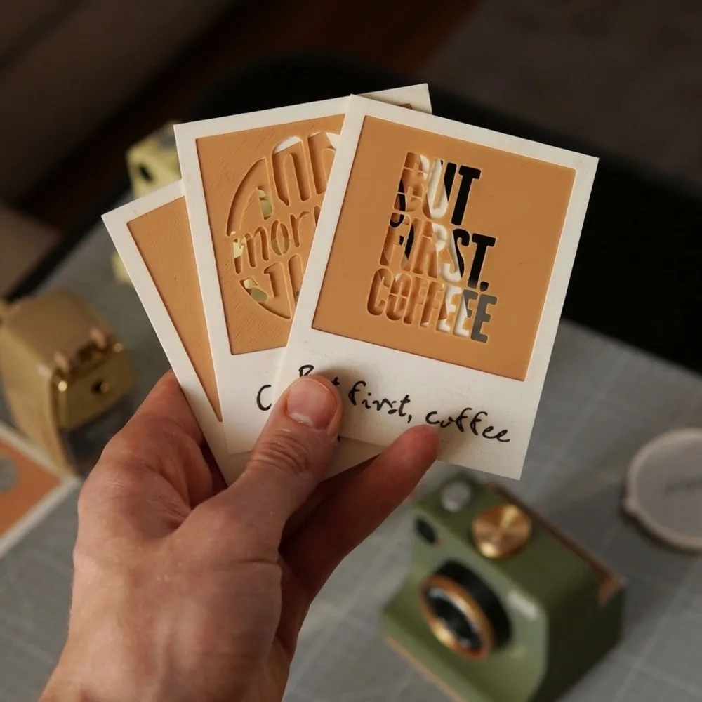 3D Printed Latte Art Camera, cross-border 3D printed coffee latte art camera