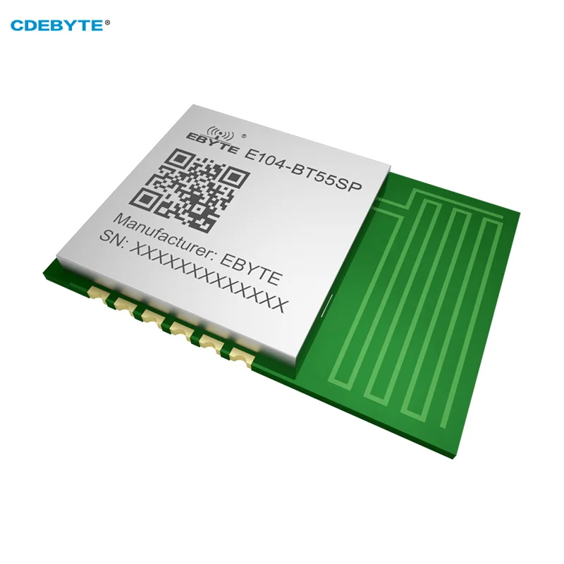 2.4G BLE5.3 CC2340 Bluetooth SoC Wireless Module CDEBYTE E104-BT55SP Small Size Low Power PCB Antenna Zigbee