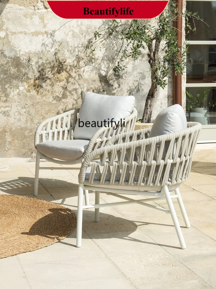 

Outdoor Villa Courtyard Garden Outdoor Hotel Outdoor Terrace Leisure Sofa Combination H