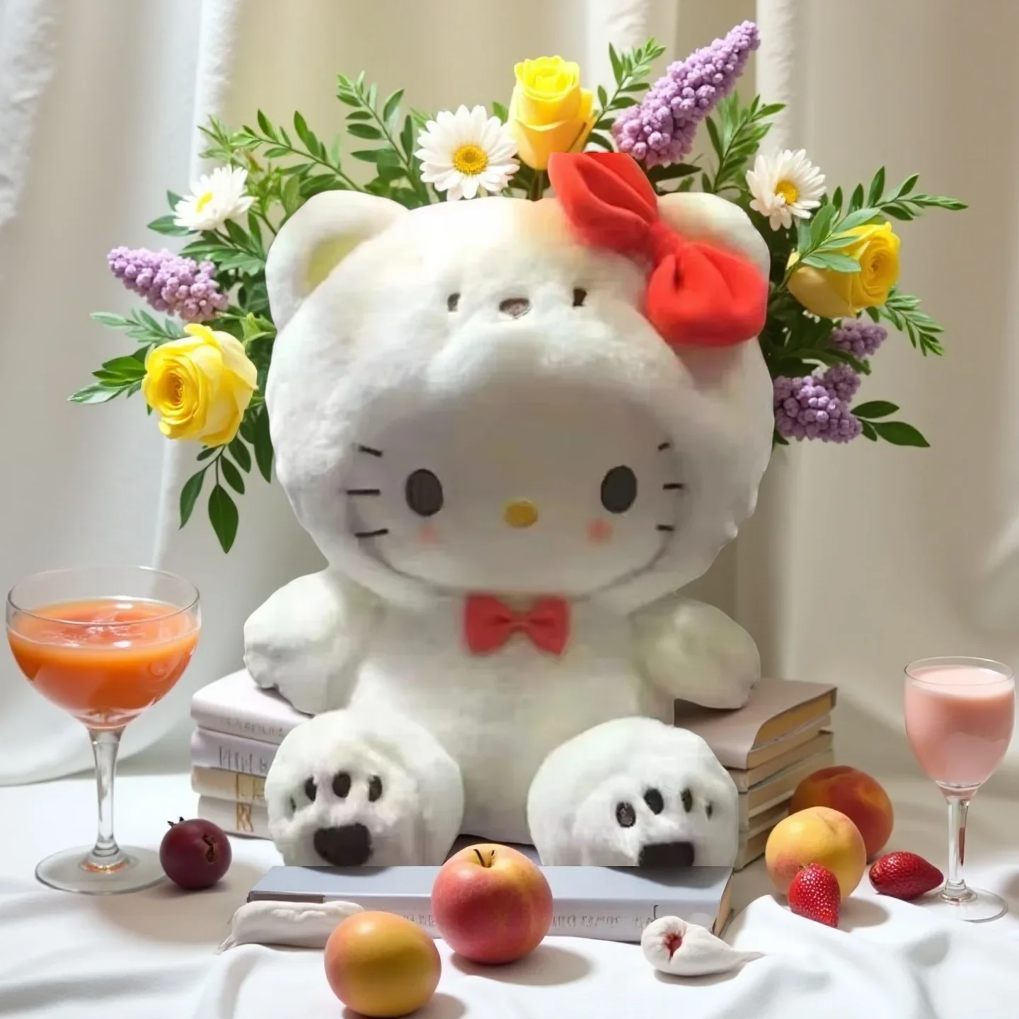 

25CM Sanrio Plush Hello Kitty Cinnamonroll Kuromi Pochacco Stuffed Plush Doll Cartoon Cute Toys Children Birthday Gifts