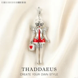 Pendant Female Nurses Doll,Brand New Fashion Jewelry Europe Style 925 Sterling Silver Accessories Gift For Women