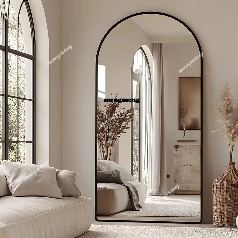 Makeup Nordic Mirror Standing Horizontal Modern Design Mirror Luxury Living Room Adornos Para El Hogar House Accessories