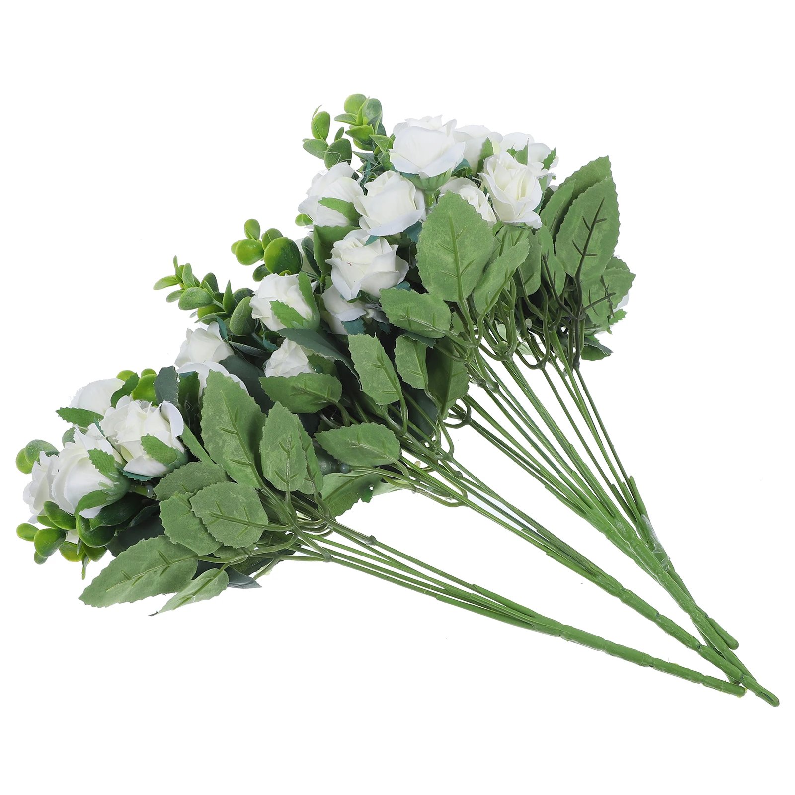 

5 Pcs Rose Faux Flower Artificial Rose Props Waterproof Sunproof Indoor Outdoor Decor Simulation Garden nament