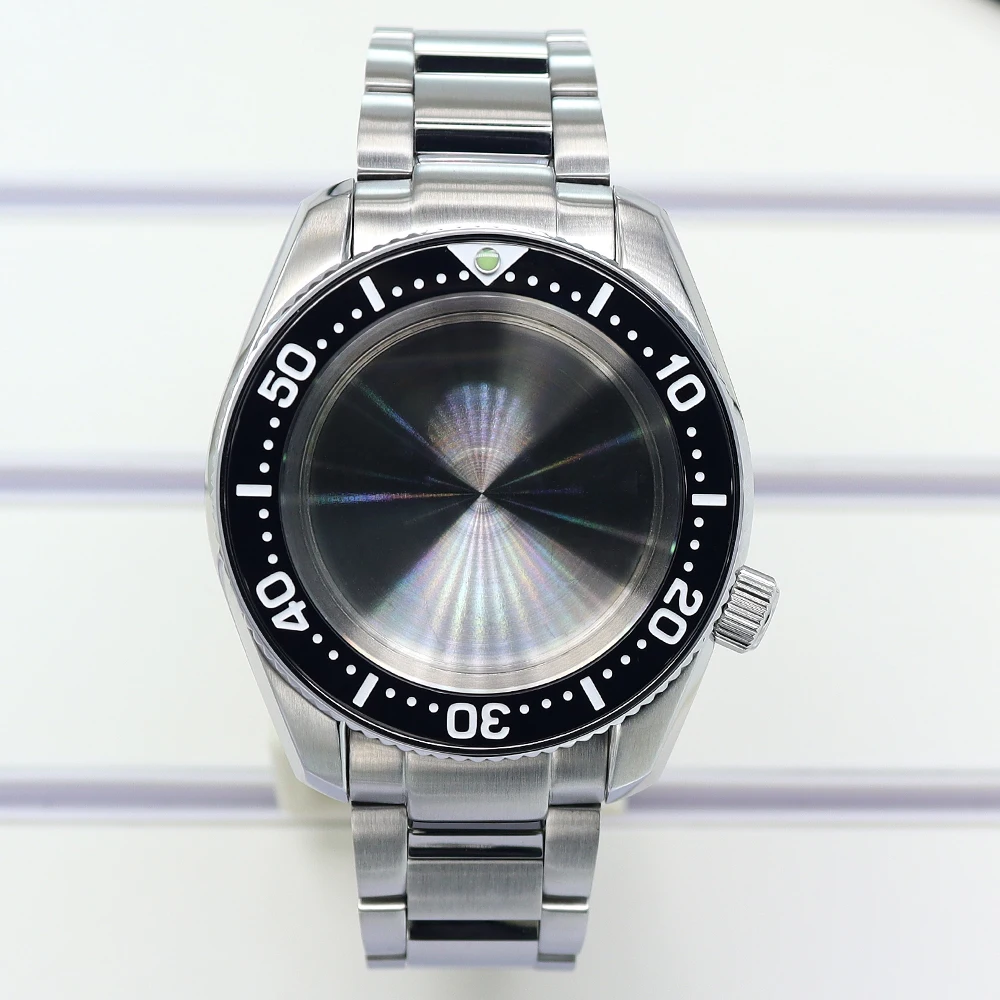 

42mm NH35 Watch Cases Strap Sapphire Glass For NH35 NH36 NH34 NH38 4R36 Movement 28.5mm Dial SPB185 SPB187 Modified Watch Parts