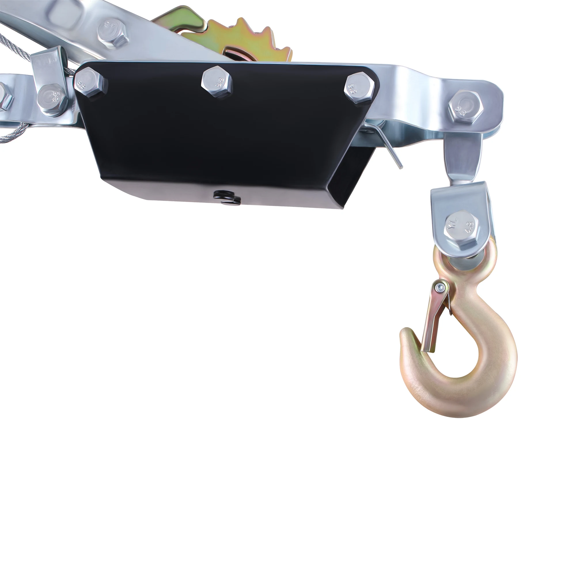2 Ton Manual wire rope Ratchet tightener Winch Material Hand puller Tool Wire tensioner Manual lever Tools