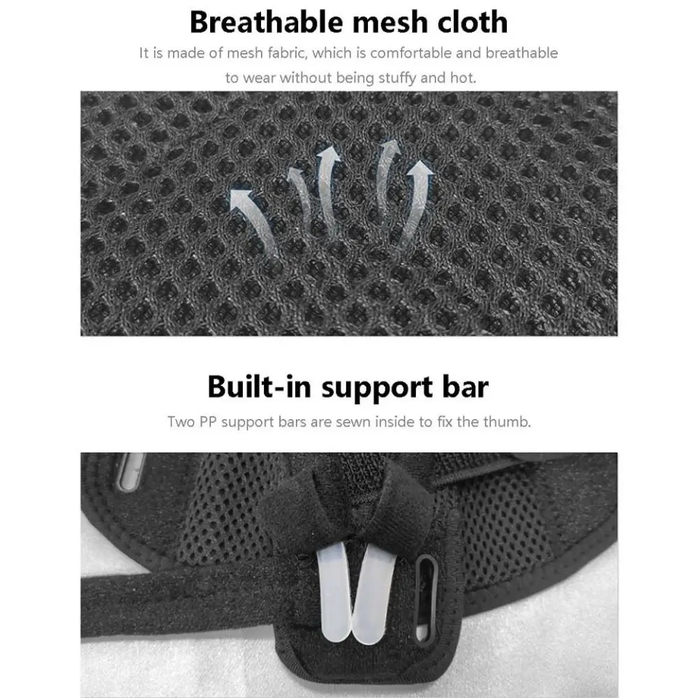 

Polyerster Thumb Sleeve Wrist Brace Flexible Splint Breathable Elastic Wrist Guard Ambidextrous Adjustable Pressurized Wrist Pad