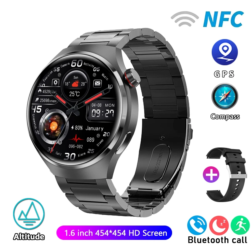 2025 NEW For Huawei Watch Pro GPS Smartwatch Multi-Sport Mode Health Moitor Bluetooth Call IP68 Waterproof Men's Smart watch