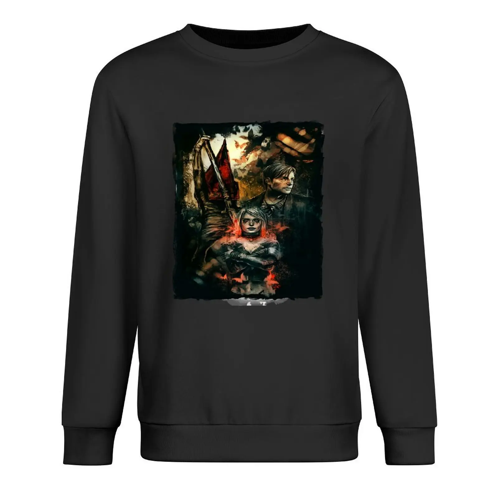 

SilentHill 2 Pullover men's winter sweater korean clothes mens clothes men wear hooded sweatshirt