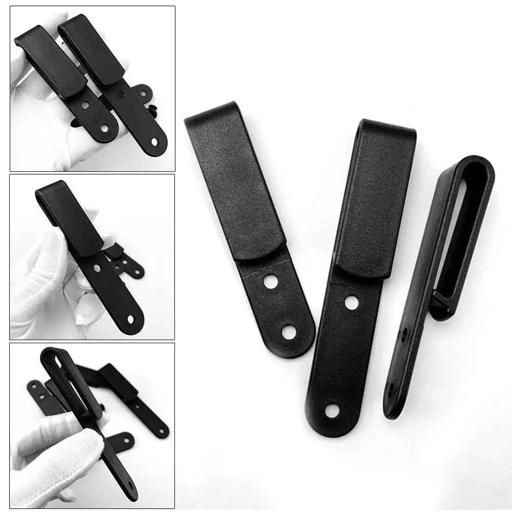 K Sheath Waist Clip Stainless Steel Holster Clips Sheath Carrying Scabbard Knife Sheath Back Clip Waist Pocket Clip Accessories