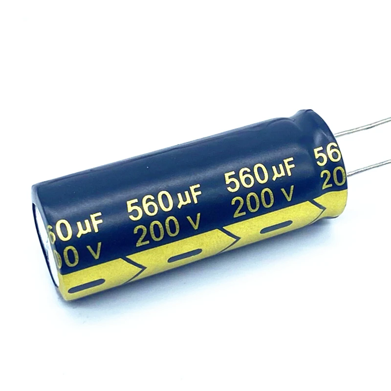 2pcs/lot Aluminum Electrolytic Capacitor  200v 560uf 200v 560uf  Size 18*50 20%