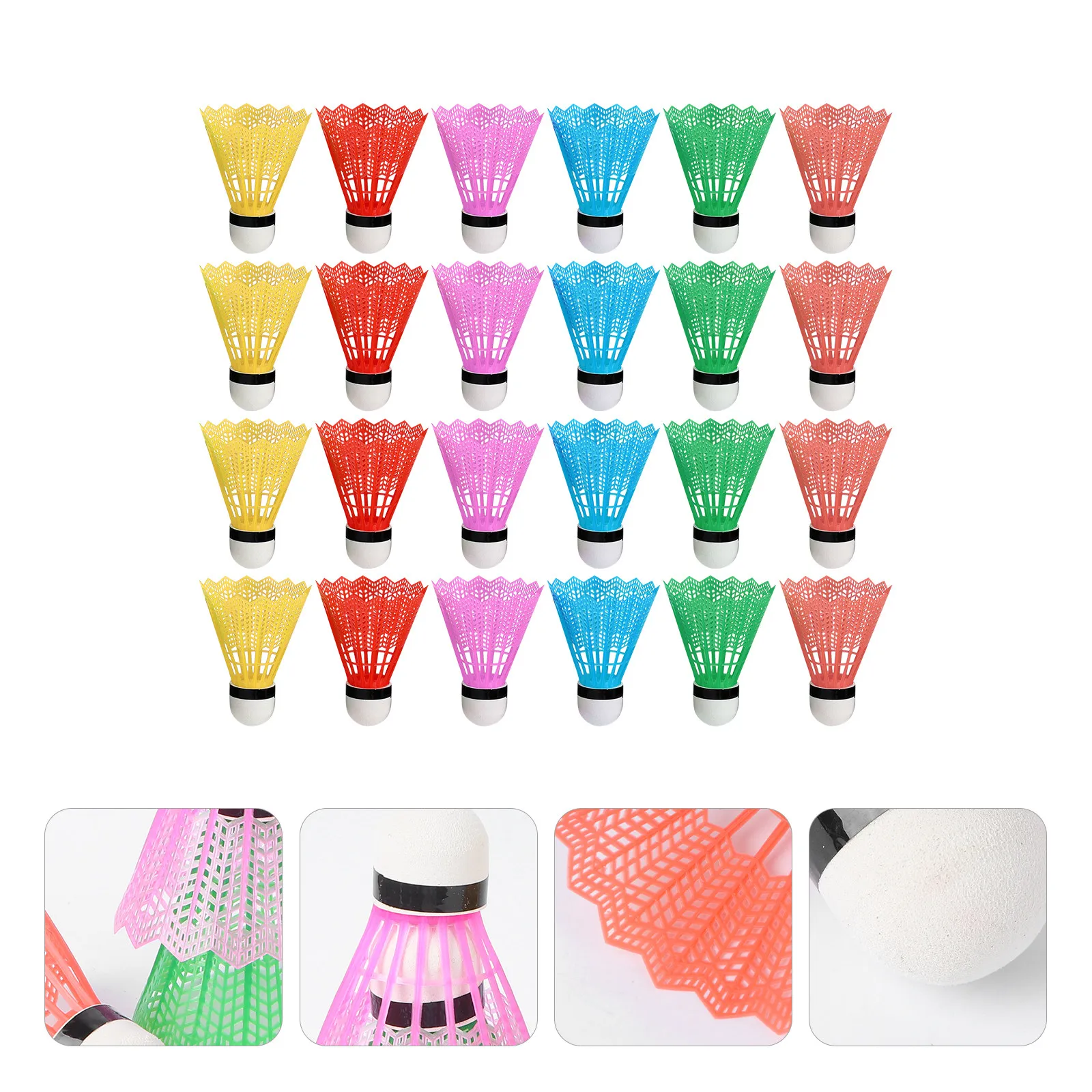 24 Peças de Bolas de Badminton - Badminton Fun Game avaliação e preço