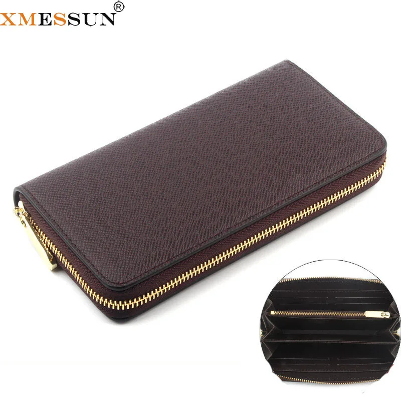 XMESSUN New Trendy Long Wallet For Women and Men,Europe and America Fashion Design PU Leather Casual Clutch Wallet Card Bag