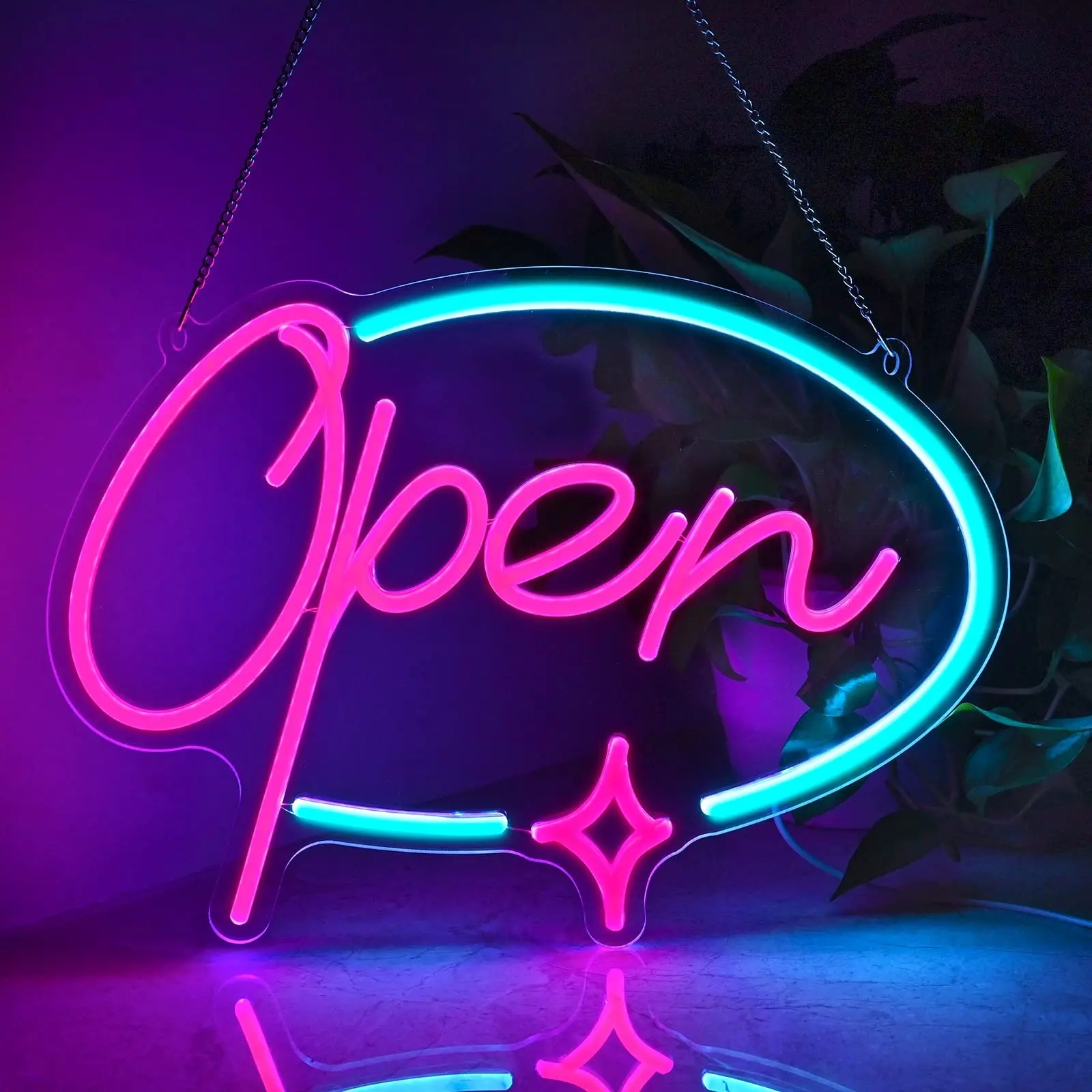 Open Signs for Business, LED Neon Open Sign, Light Up Open Signs for Bars, Stores, Coffee Shop, Hotel, Window, Outdoor 16"x 11"