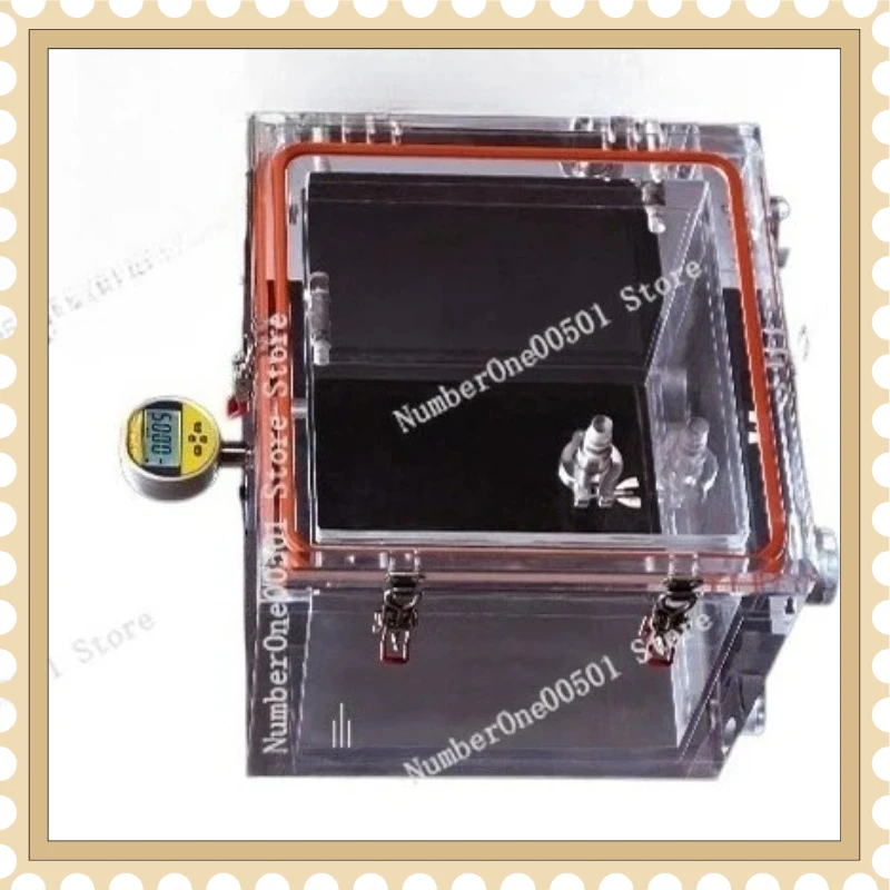 Stainless Steel Vacuum Degassing Chamber Vacuum Defoaming Box for Epoxy Resin Silicone Lab Use