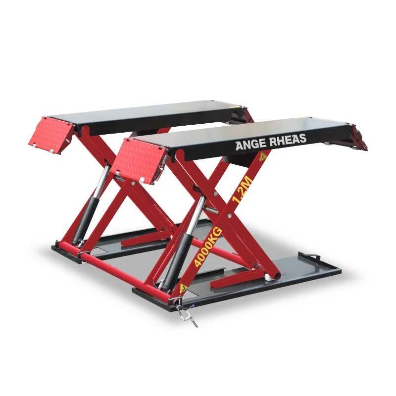 Factory Direct Supply Car Lift Platform Double Scissor Super Thin Car Lift CE Certified Automotive Hydraulic Lift