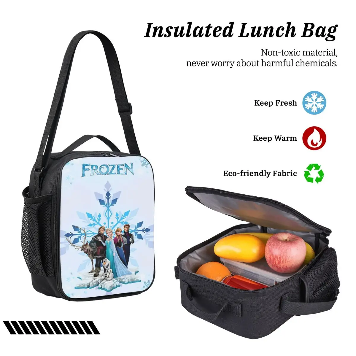 3 Stuks Frozen Elsa Prinses Schooltassen Set Voor Kinderen Potlood Dozen Rugzak Sets Met Lunchbox Voor Scholieren knapzak