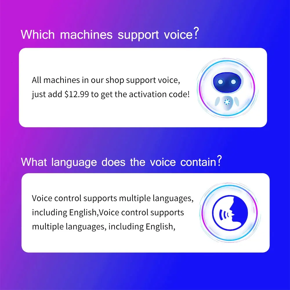 Tarifa adicional por asistente de voz AI