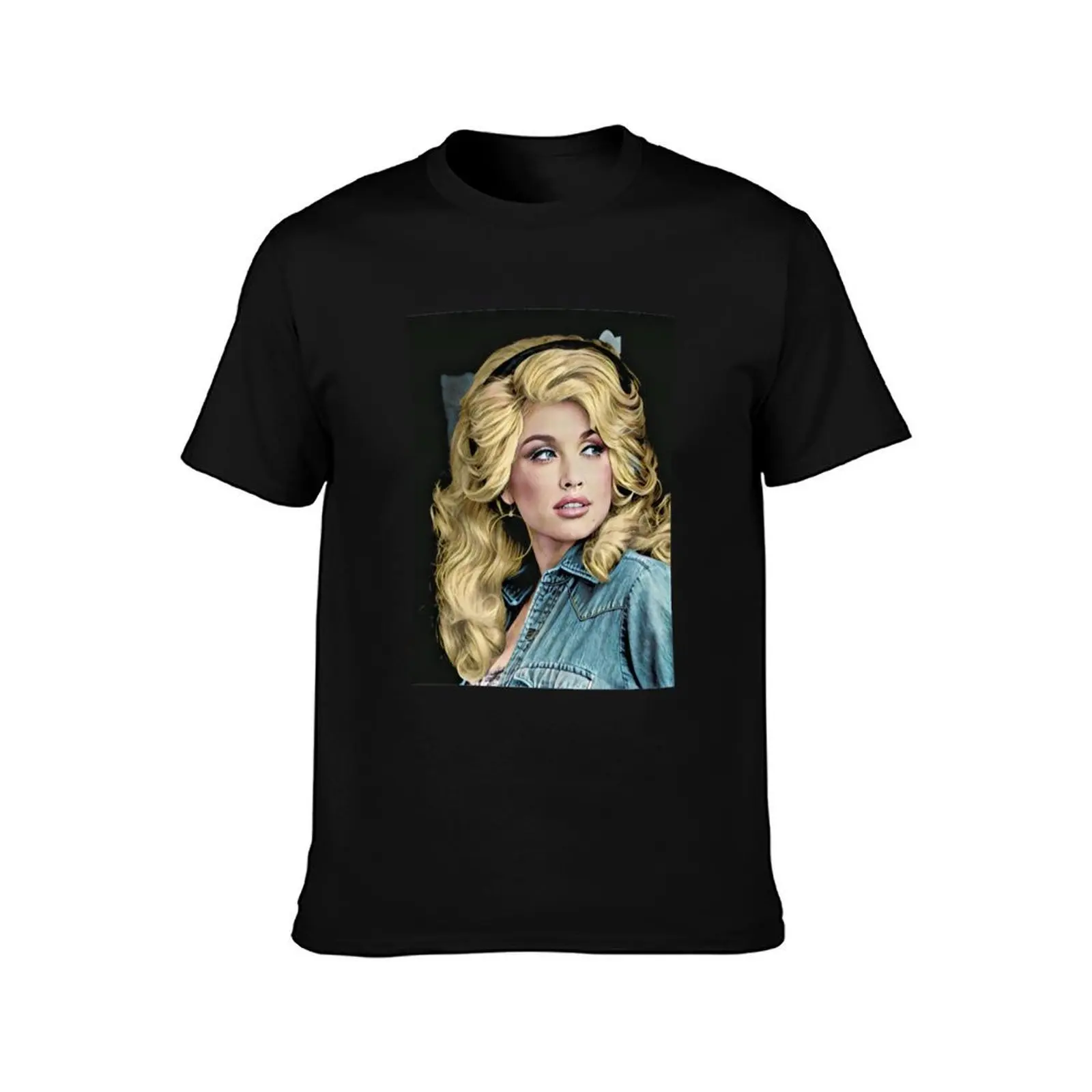 retro vintage dolly gift parton for men women T-Shirt Basic Plain Tee for Spring and Summer T-Shirt