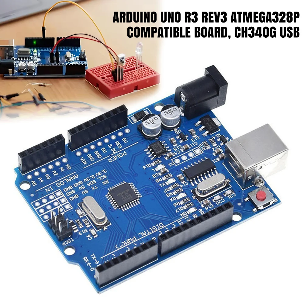 Arduino UNO R3 Compatible Microcontroller Board