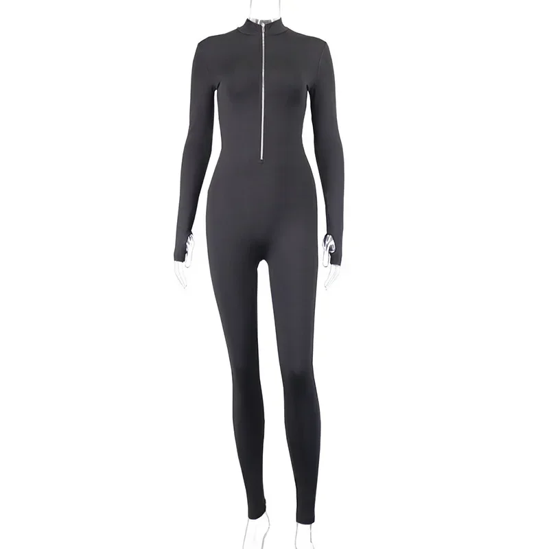 تمتد سليم اللياقة البدنية تجريب نحيل حللا المرأة الصلبة س الرقبة طويلة الأكمام زمم الخوخ الوركين اليوغا وزرة ثوب فضفاض غير رسمي #2