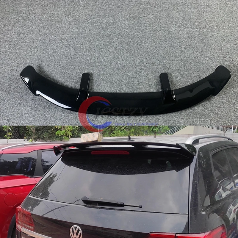 Para Volkswagen VW Atlas Teramont 2017-2020 ABS plástico sin pintar Color alerón trasero maletero decoración del ala trasera