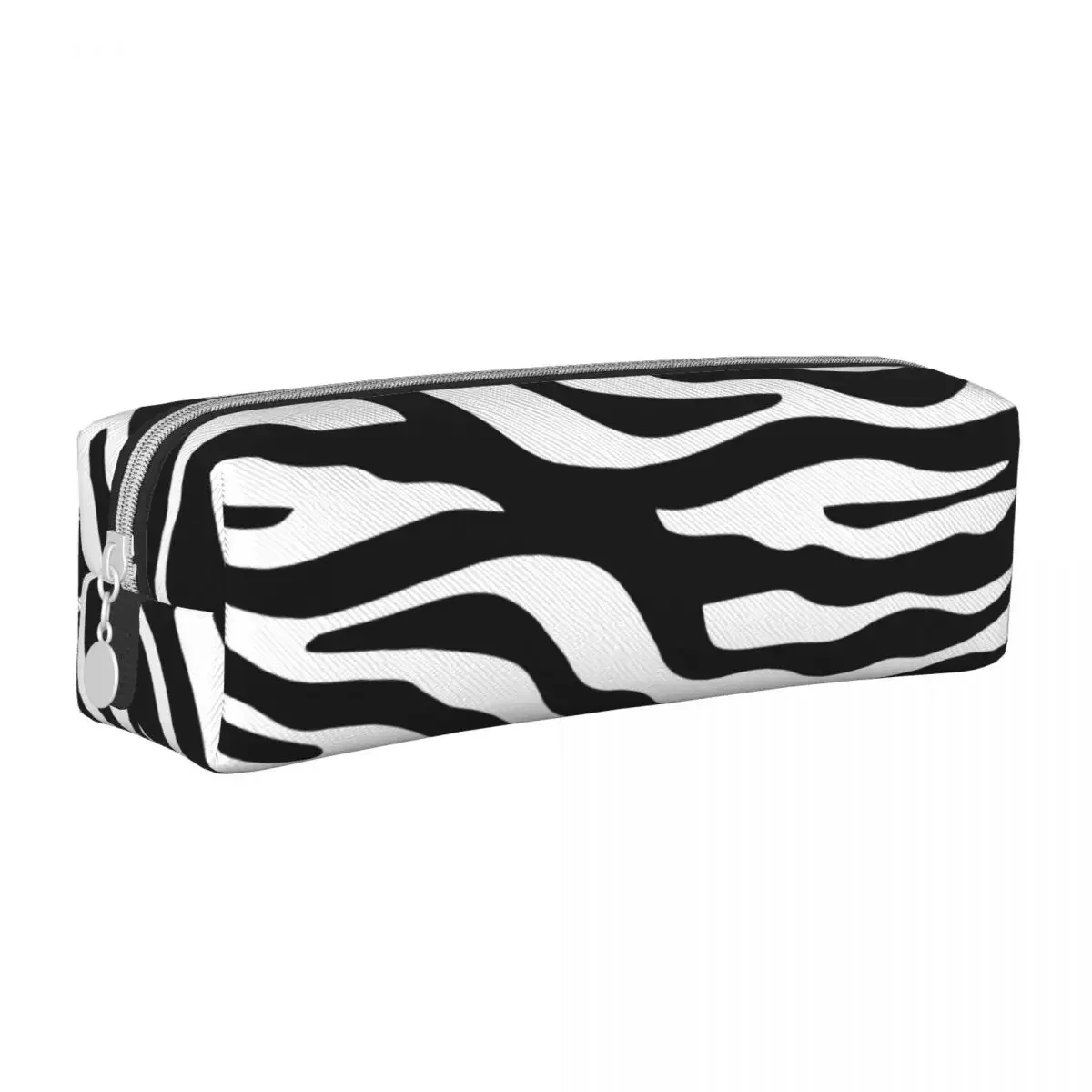 Zebra Print Pencil Cases Classic Animal Skin Texture Pen Box Bags Girl Boy Large Storage Students School Cosmetic  