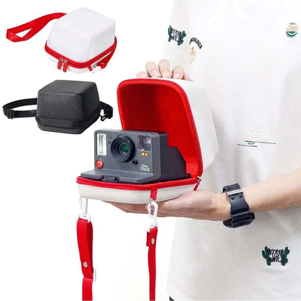 Shockproof Instant Camera Storage Bag Anti-Drop Hard Carrying Case Portable Wear Resistant Protective Cover for Polaroid Go