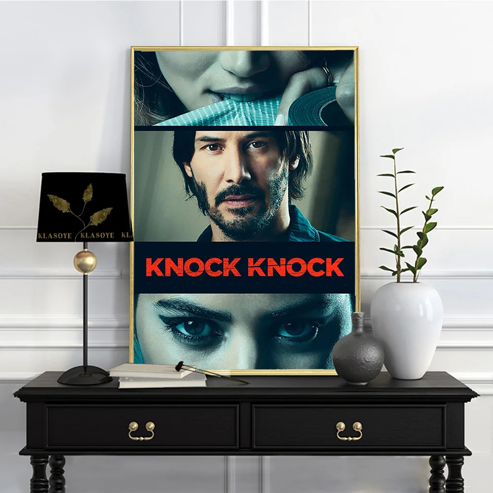 Knock Knock Film Art Print Poster Thriller Horror Movie Wall Picture Modern Home Decor Canvas Painting