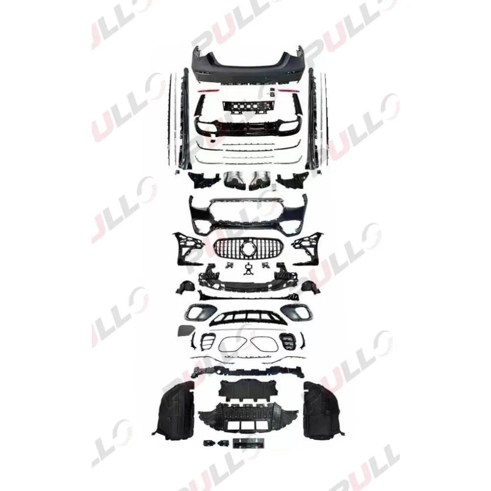 

STLFCar Body Kit for Mercedess benzs W223 2021-2023 to S63 Including Front and Rear Bumper Assembly with Grille and Side Skirts