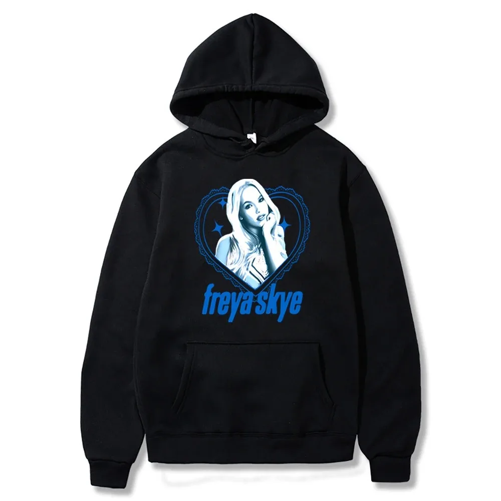 Freya Skye Descendientes Zombies Worlds Collide Tour Sudadera con capucha The Rise of Freya Skye Camisa gráfica Retro Y2k 90s Harajuku Sudadera con capucha