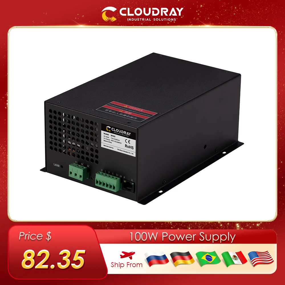 Cloudray 80-100W CO2 Laser Power Supply for CO2 Laser Engraving Cutting Machine M100W category