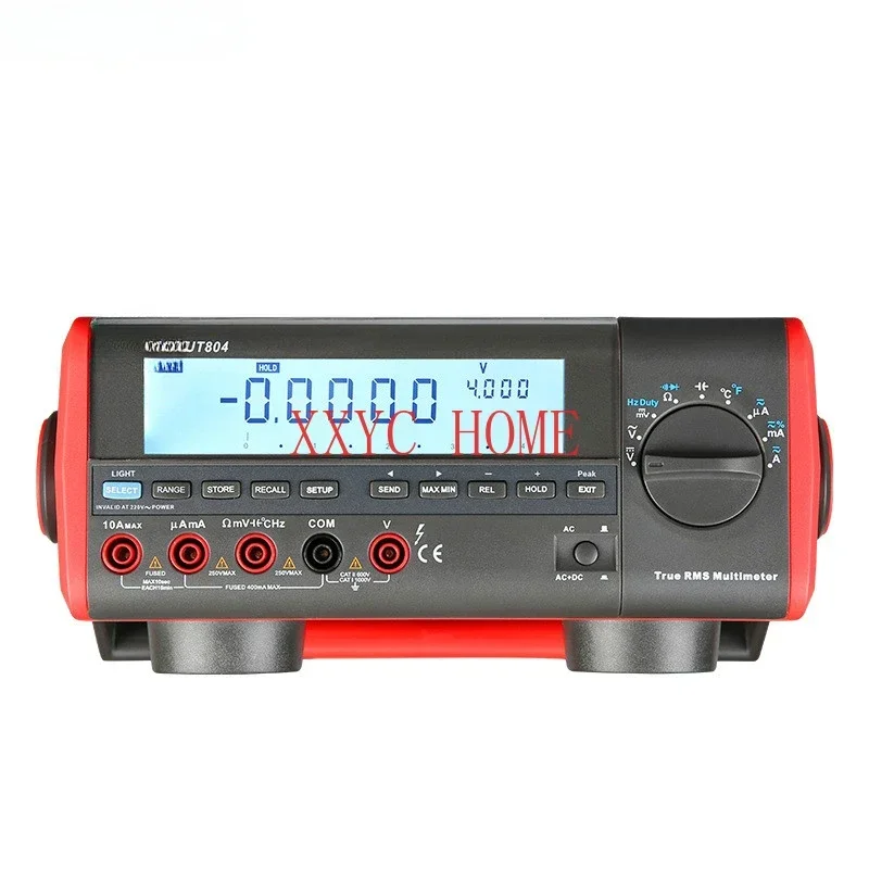 

UT804 True RMS Bench Type Digital Multimeter RS232C And USB Standard Interface Resistance/Capacitance/Hz/Temperature Test