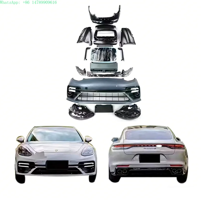 NEW High Quality for 970.1/970.2 971 Turbo S Upgrade Kit Bumper Bodykit Headlight 2010-2016 Easy Installation