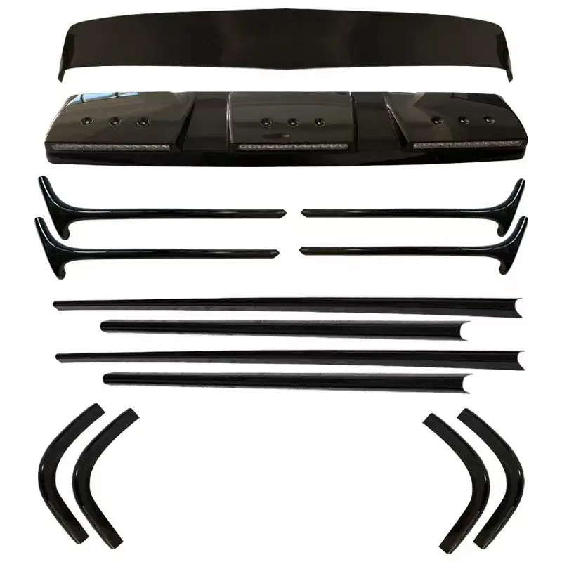 New Plastic Front Bumper Grille with Red Ring for Exceptional GLS G Class Model Body Kit