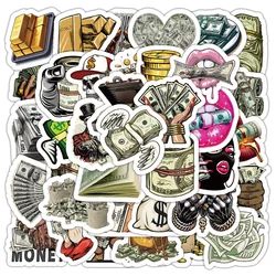 10/30/50PCS Fun Money World Creative Sticker DIY Phone Laptop Luggage Skateboard Graffiti Decals Fun for Kid