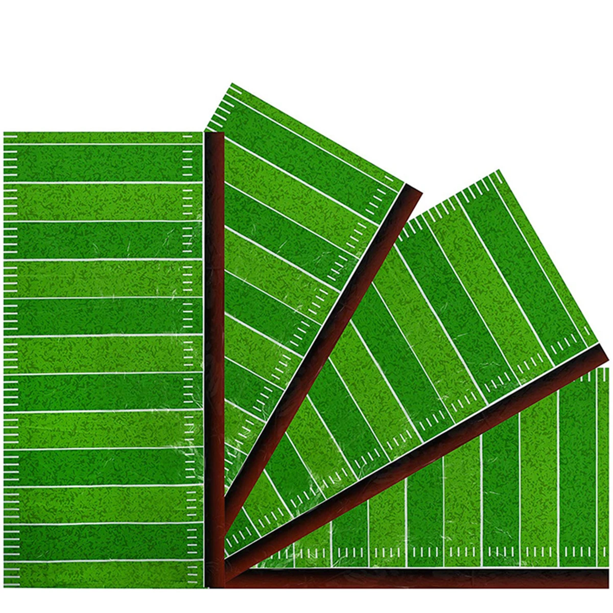 

3 pcs Disposable Plastic Tablecloth Rugby Style Large Size Party Tablecloths Dining Theme Cover Table Decoration