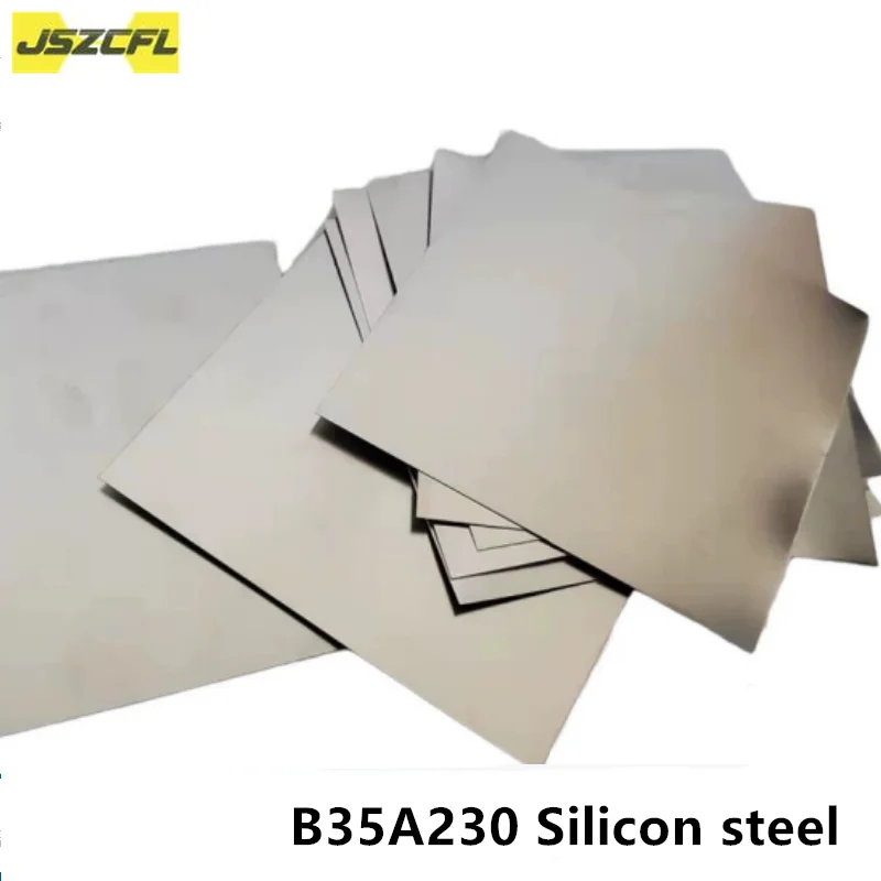 4PCS B35A230 Non-oriented silicon steel sheet cold-rolled silicon steel processing 0.35mm Baosteel customizable