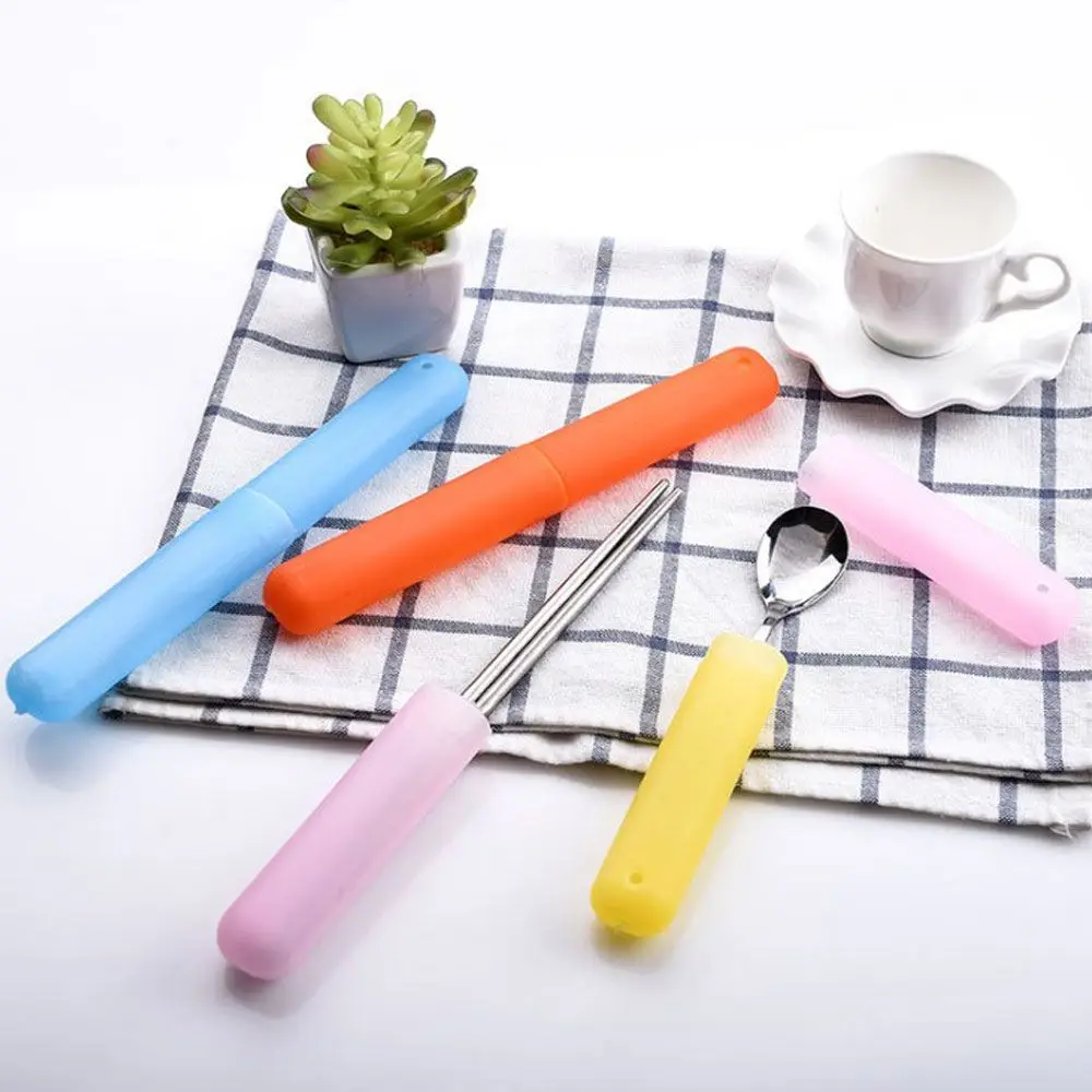 

Портативные палочки для еды, пыленепроницаемый защитный чехол, зубные щетки, походный держатель для зубных щеток для кемпинга