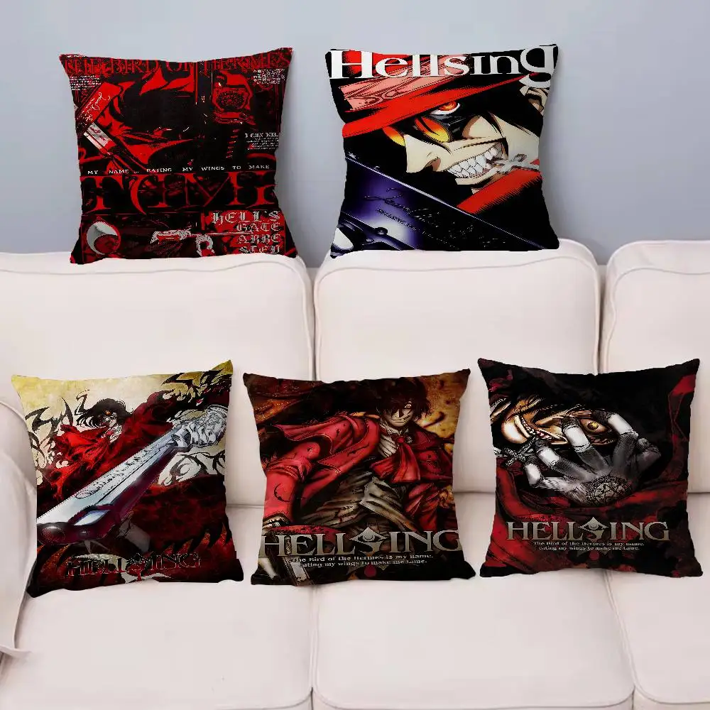 Anime Hellsing Lucky Dragon pillow cover sofa cushion cover home room decoration children gift