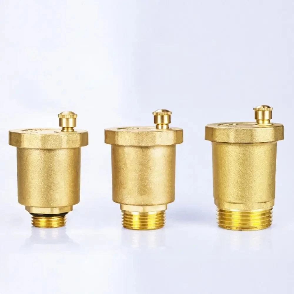 

Brass Material Automatic Operation Exhaust Pressure Relief Valve One-way Standard External Thread Pressure Relief Exhaust Valve