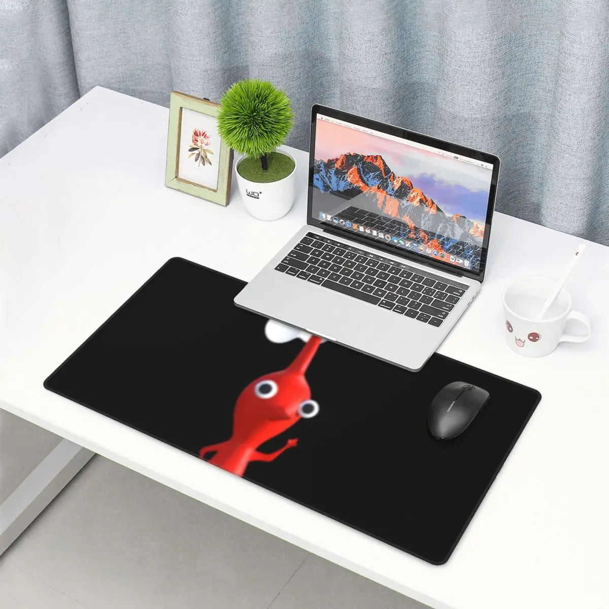 

Большой коврик для мыши Pikmin, коврик для геймеров, для ПК и ноутбуков, коврик для клавиатуры, компьютерный игровой коврик, офисные аксессуары, настольный коврик