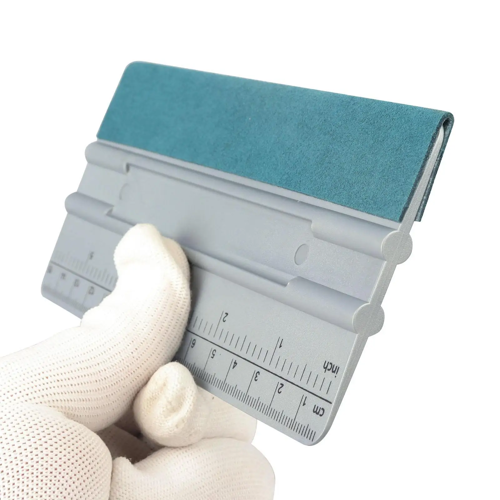 Squeegee with Scale and Suede Film Scraper Plastic for Car Windshield