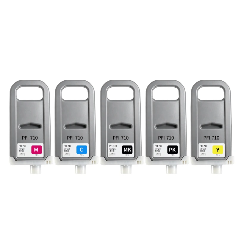 700ml PFI-710 PFI710 ink cartridge With Pigment ink With one time use chip Compatible For Canon TX-2000 TX-3000 TX-4000 printer