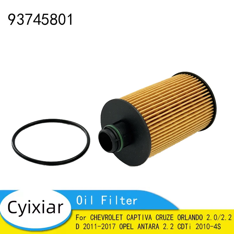 Oil Filter 93745801 For CHEVROLET CAPTIVA CRUZE ORLANDO 2.0/2.2 D 2011-2017 OPEL ANTARA 2.2 CDTi 2010-4S