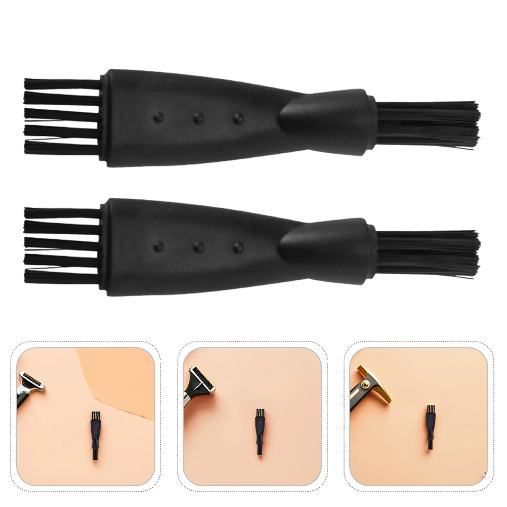 100pcs Dual Head Cleaning Brush Double Sided Nylon Bristles Razor Cleaner Tool for Electronics Car Interior Grooming Tools