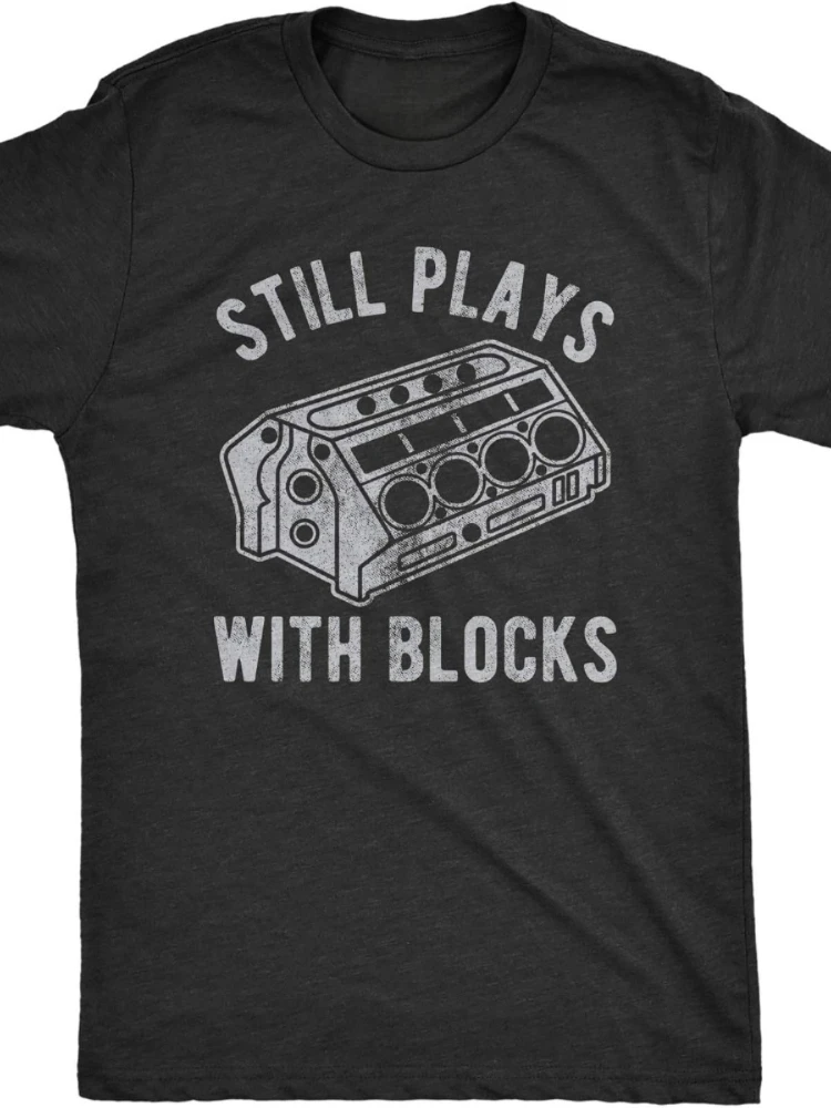 

Funny car mechanic racing garage design men's 100% cotton casual short sleeve printed T-shirt.