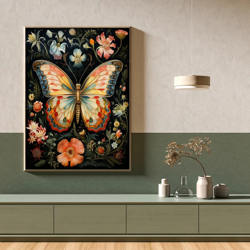 Butterfly Diamond Painting New Collection 2024 Flower Full Round/Square Mosaic DIY Embroidery Cross Stitch Bedroom Decoration